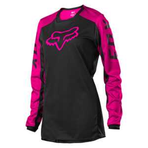 Fox Motokrosový dres FOX 180 Djet Black pink MX22  černá/růžová  XS