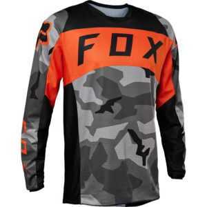 Fox Motokrosový dres FOX 180 Bnkr Jersey Grey Camo  Grey Camo  S