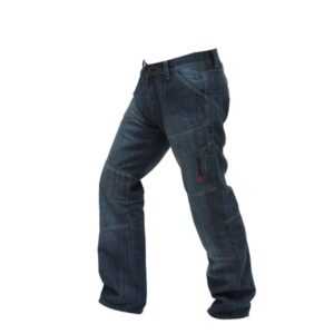 Pánské jeansové moto kalhoty Spark Track  modrá  44/5XL