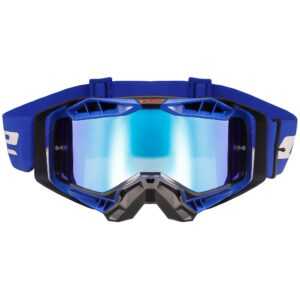 Ls2 Motokrosové brýle LS2 Aura Pro Black Blue iridiové sklo