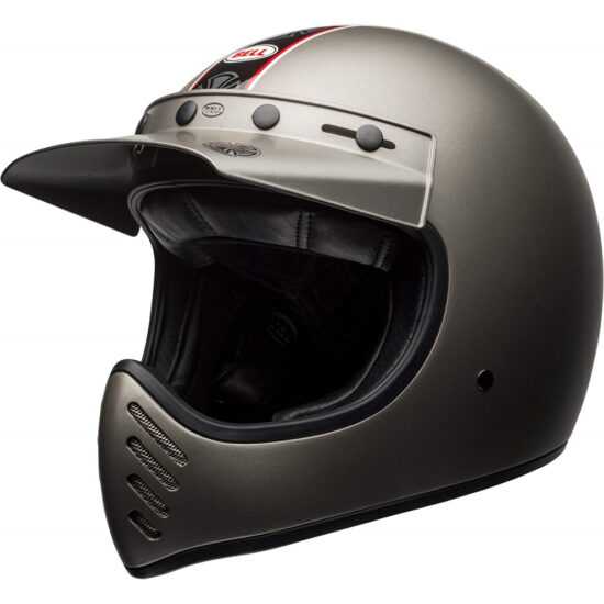 Bell Moto helma BELL Moto-3 Independent Matte Titanium  S (55-56)