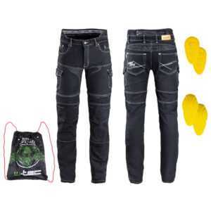 W-tec Pánské moto jeansy W-TEC Aredator EVO  černá  30