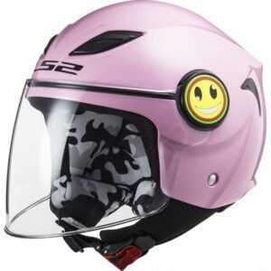 Ls2 Dětská otevřená helma LS2 OF602 Funny  Gloss Pink  M (49-50)