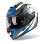 Airoh Moto přilba Airoh ST 501 Bionic bílá/modrá  XS (53-54)